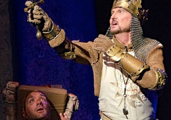 
                                “...Warren Kelley portrays King Arthur and anchors the story with an assured performance...singing wonderfully...
                                and absurdly hilarious...”